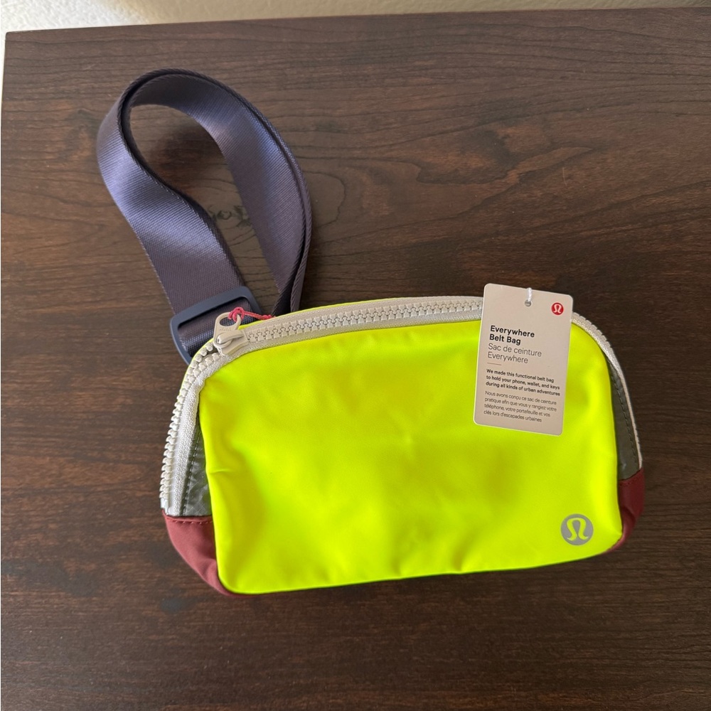 NWT Lululemon Bright Yellow Everywhere Belt Bag
